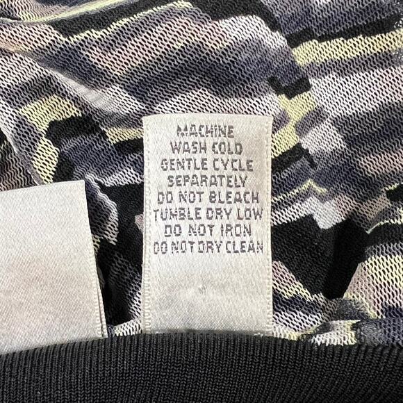 Chicos Travelers Long Sleeve Open Front Hoodie Cardigan Black Womens 1 Medium - Picture 12 of 12